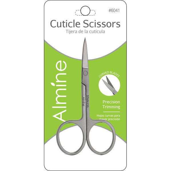 Almine Cuticle Scissors Fine, 1 Count, Silver