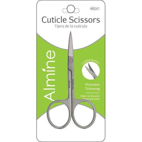 Almine Cuticle Scissors Fine, 1 Count, Silver