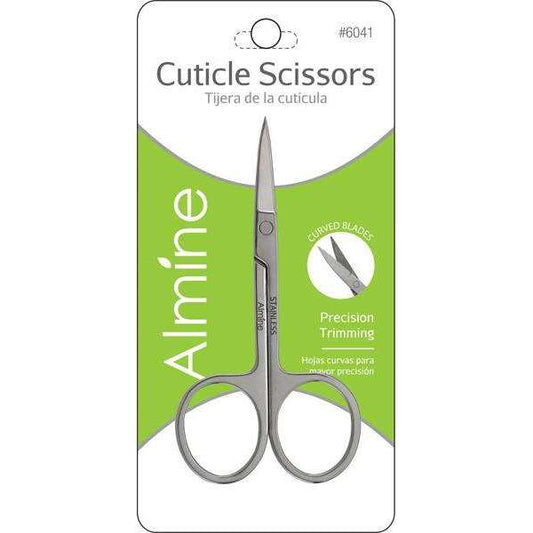 Almine Cuticle Scissors Fine, 1 Count, Silver