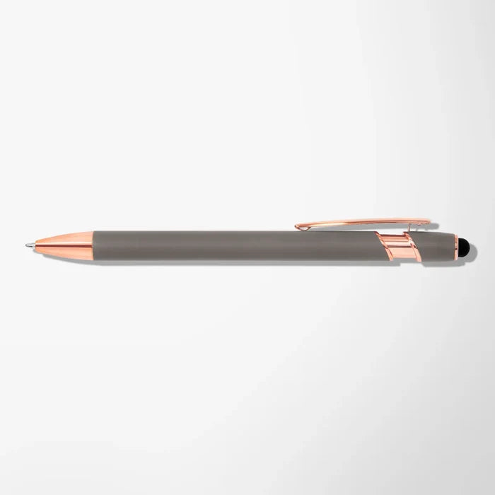 Alpha Stylus Pen with Designs & Rose Gold Trim