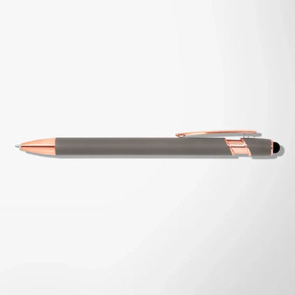 Alpha Stylus Pen with Designs & Rose Gold Trim