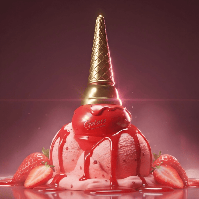 Amaran Gelato Very Berry Strawberry 100ml أماران جيلاتو فيري بيري فراولة - Princess Cosmetics Qatar