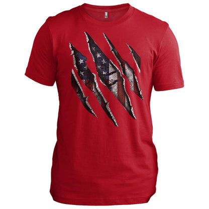 American Flag Claw Through