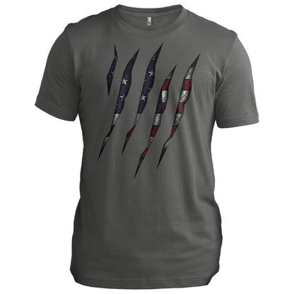 American Flag Rip Through