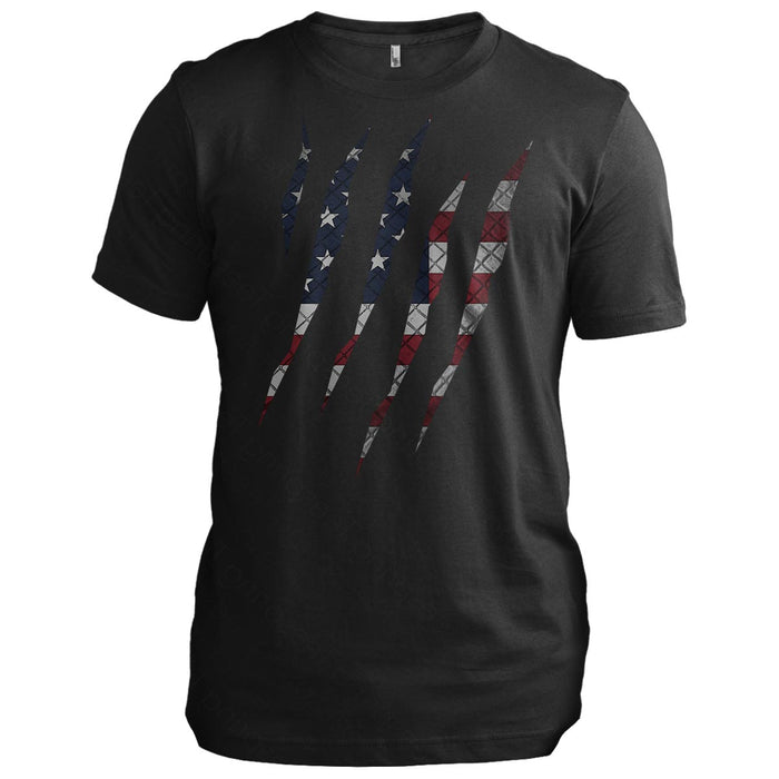 American Flag Rip Through