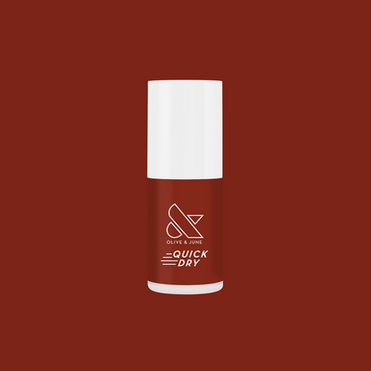 Americano quick dry polish bottle in rich coffee brown for bold, long-lasting at home manicure and mani looks