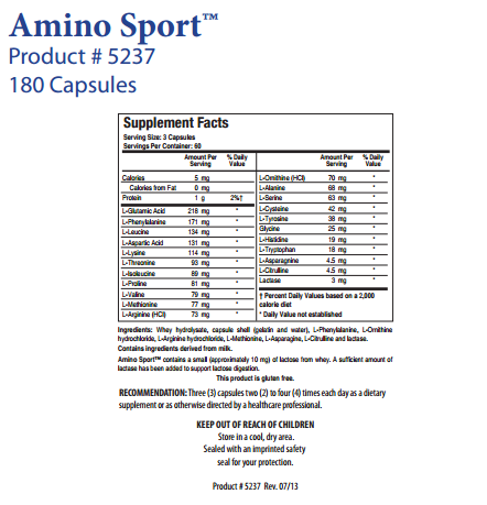 Amino Sport by Biotics Research