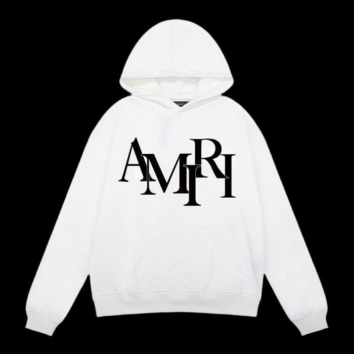 Amiri Logo Hoodie White