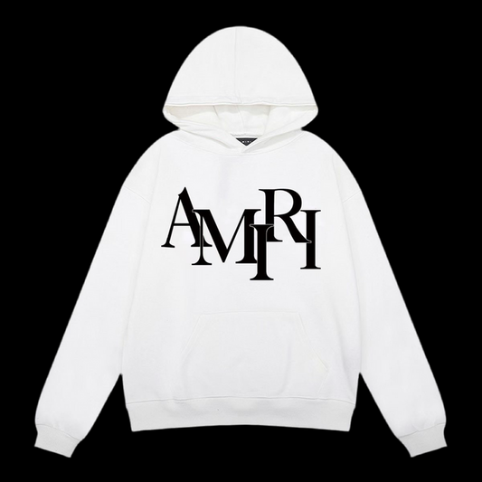 Amiri Logo Hoodie White