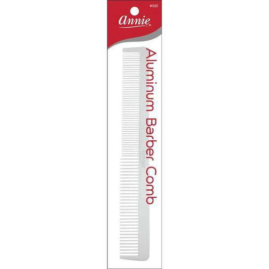Annie Aluminum Barber Comb, 1 Count, Silver