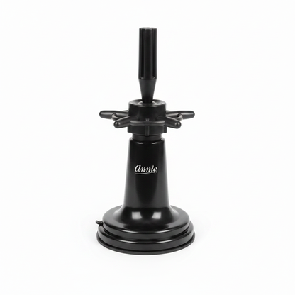 Annie Mannequin Holder with Suction Table Stand, 1 Count, Black