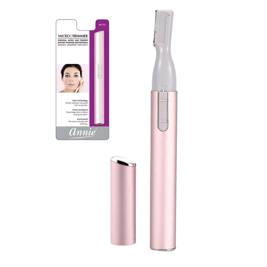 Annie Micro Facial Trimmer, 1 Count, Pink