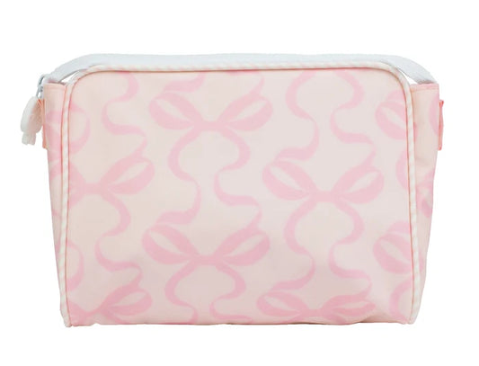AOMI Go Bag-Bows on Pink