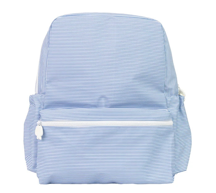AOMI Navy Mini Stripe Backpack