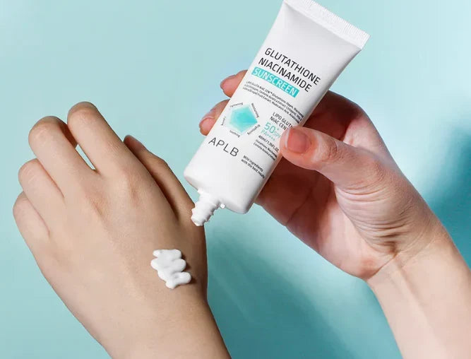 APLB Glutathione Niacinamide Sunscreen واقي الشمس بالنياسينمايد و الكلوتاثيون من البا