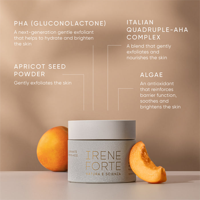 Irene Forte-Apricot Penta-Acid Polish-Skincare-IreneForteSkincareApricotPentaAcidPolish2-The Detox Market |
