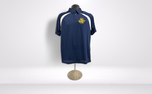Atlanta Gladiators Adult AK Navy and White Polo