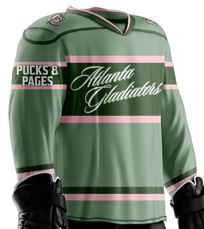 Atlanta Gladiators Book Club CUSTOM Romance Jersey Preorder