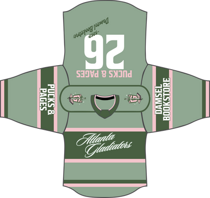 Atlanta Gladiators Book Club CUSTOM Romance Jersey Preorder