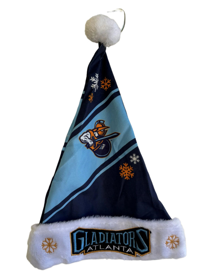 Atlanta Gladiators Plush Santa Hat