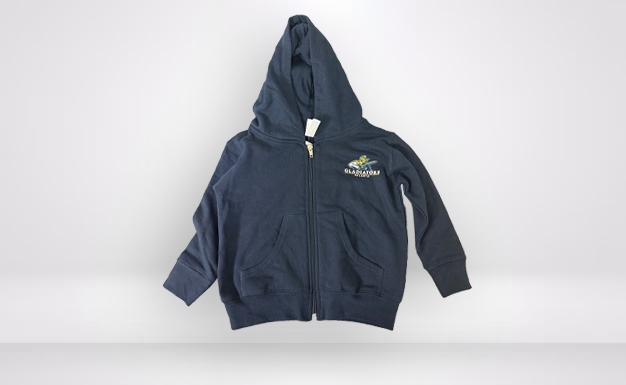 Atlanta Gladiators Toddler Rabbit Skins Navy Full Zip Hoodie