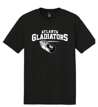 Atlanta Gladiators Youth Black Puck Tee