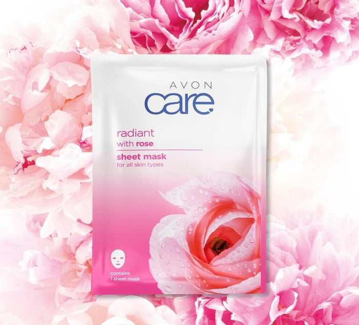 Avon Care Rose Radiant Sheet Mask