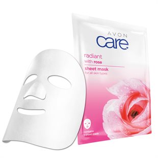 Avon Care Rose Radiant Sheet Mask