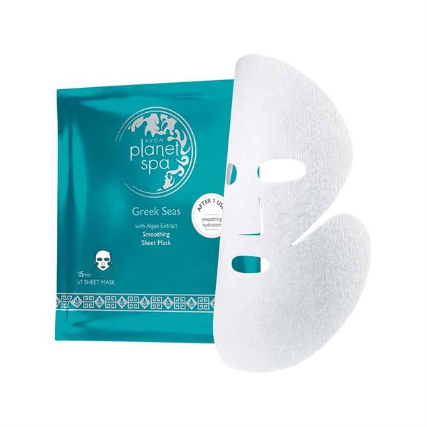 Avon Planet Spa Greek Seas Smoothing Sheet Mask