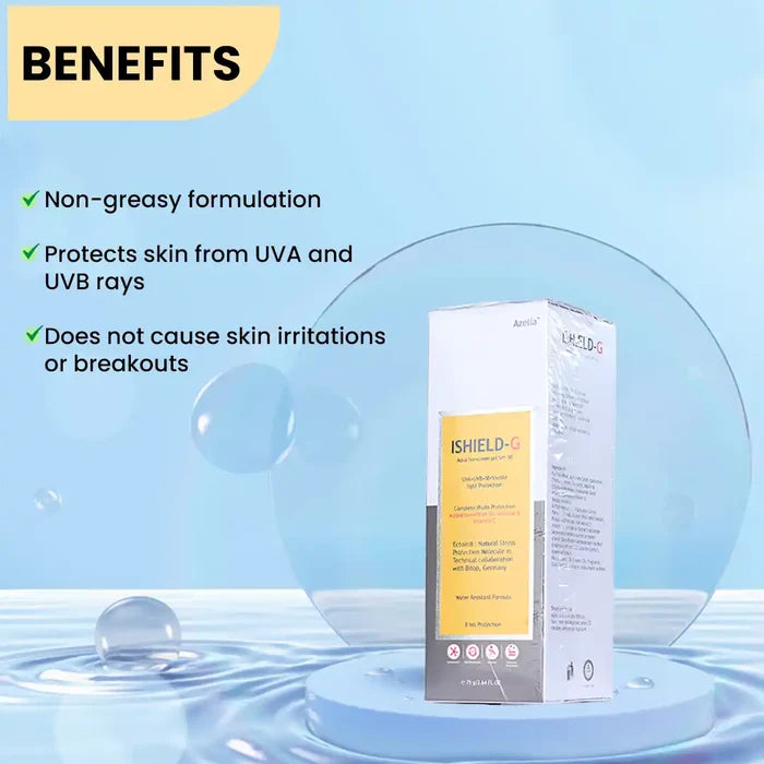 Azelia Ishield-G Aqua Sunscreen Gel with SPF-50