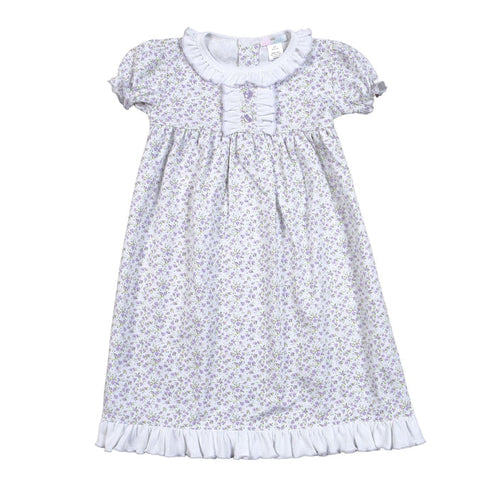 Baby Loren Purple Floral Nightgown