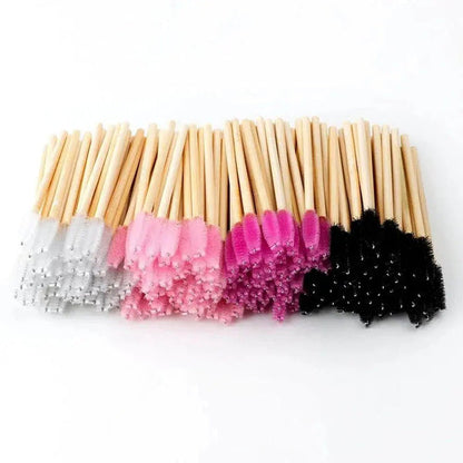 Bamboo rod eyelashes brush| Swaniya Lashes