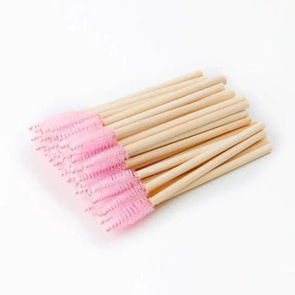 Bamboo rod eyelashes brush| Swaniya Lashes