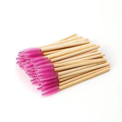 Bamboo rod eyelashes brush| Swaniya Lashes