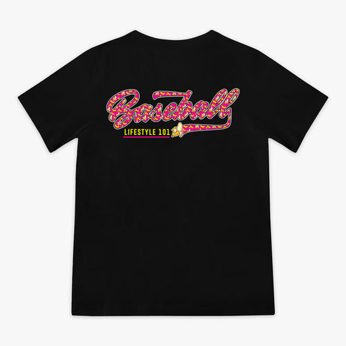 Black Banana youth graphic tee — back view