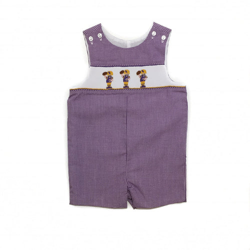 Banbury Purple Gingham Football Shortall