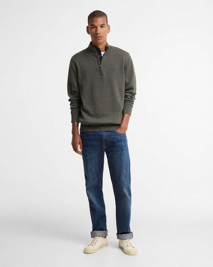 Barbour Cotton Half Zip Knit