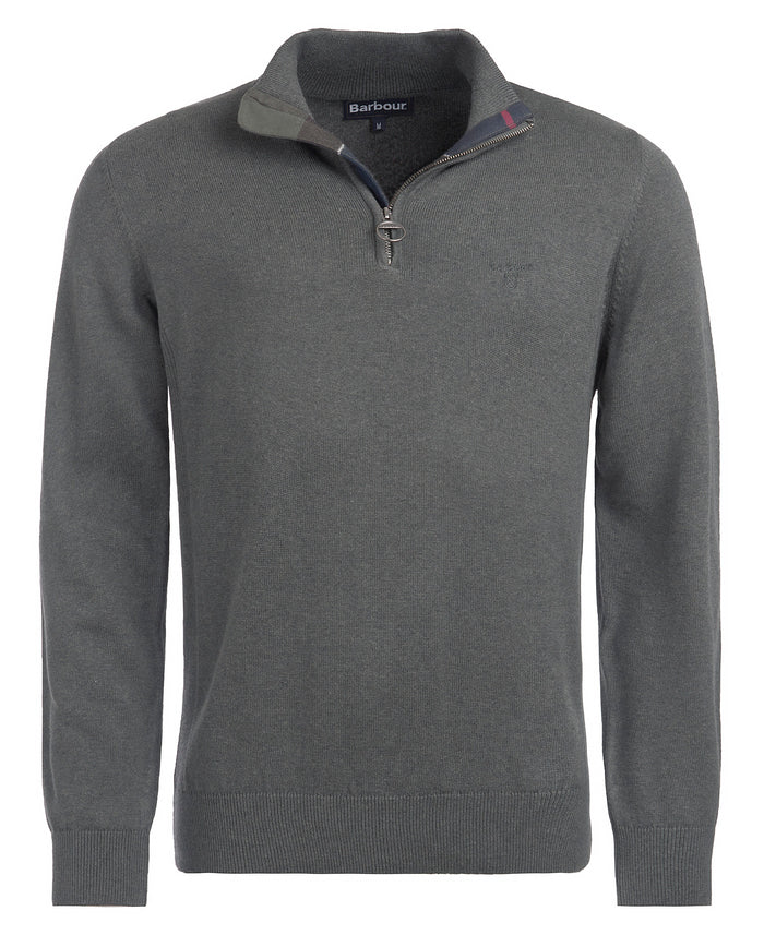 Barbour Cotton Half Zip Knit