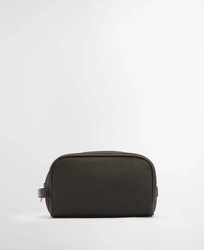 Barbour Waxed Washbag