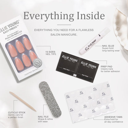 Bare There | Medium Almond | EASY PRESS™