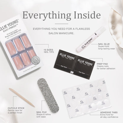Barely There | Long Square | EASY PRESS™