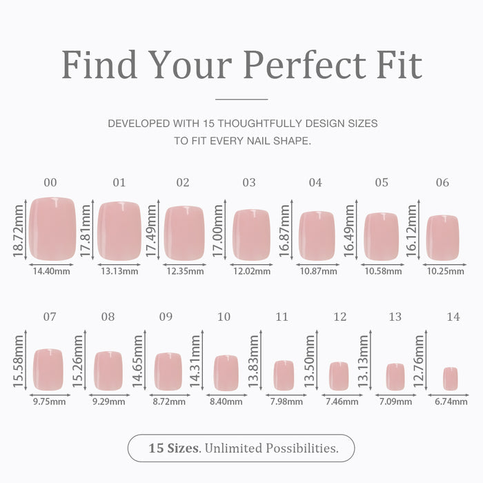 Barely There | Short Square | EASY PRESS™
