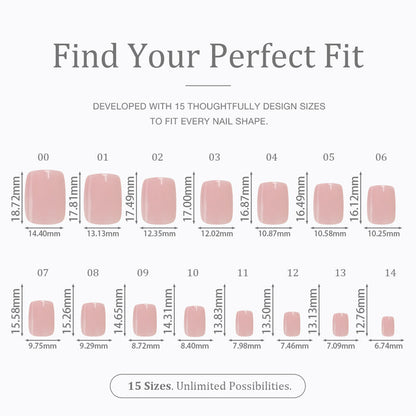 Barely There | Short Square | EASY PRESS™