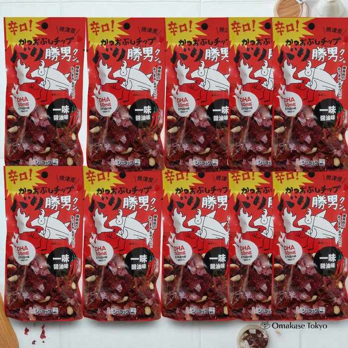 Bari Katsuo-kun Spicy but Delicious Ichimi Soy Sauce Flavor