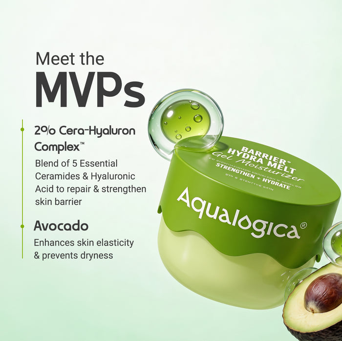 Barrier+ Hydra Melt Gel Moisturizer with  2% Cera-Hyaluron Complex™ & Avocado - 200 g