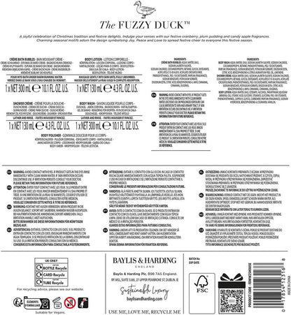 Baylis & Harding The Fuzzy Duck Winter Wonderland Gingerbread House Gift Set - Vegan Friendly