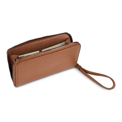 Bentley Amour Classic Zip-Around Wallet with Wrist Strap - Bentley