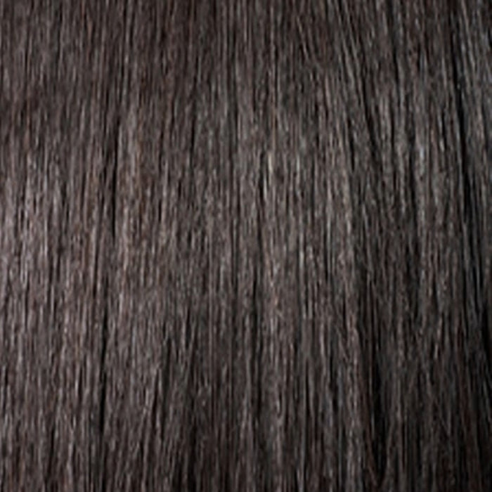 OUTRE 3C curly drawstring ponytail hair texture in dark brown with natural curl pattern