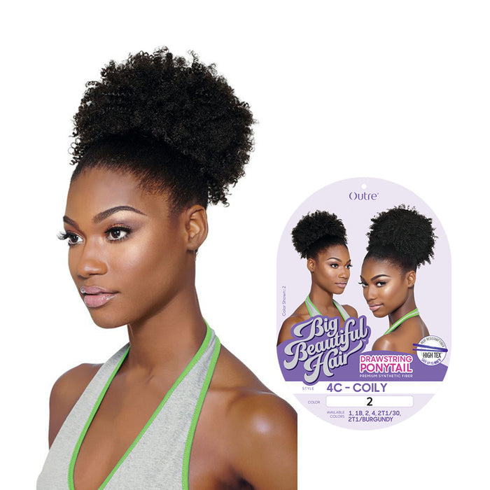 Big Beautiful Hair Drawstring Ponytail 4c Coily