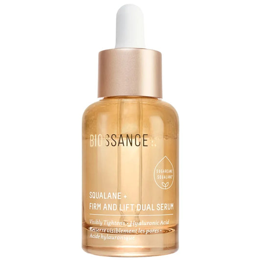 Biossance  Firm and Lift Hydrating Dual Serum with Hyaluronic Acid + Squalane NIB